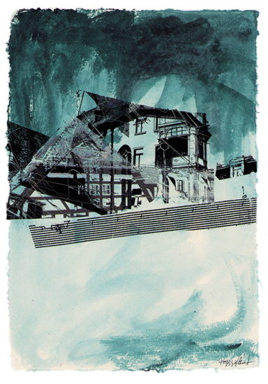 C1, Mischtechnik auf Buttenpapier